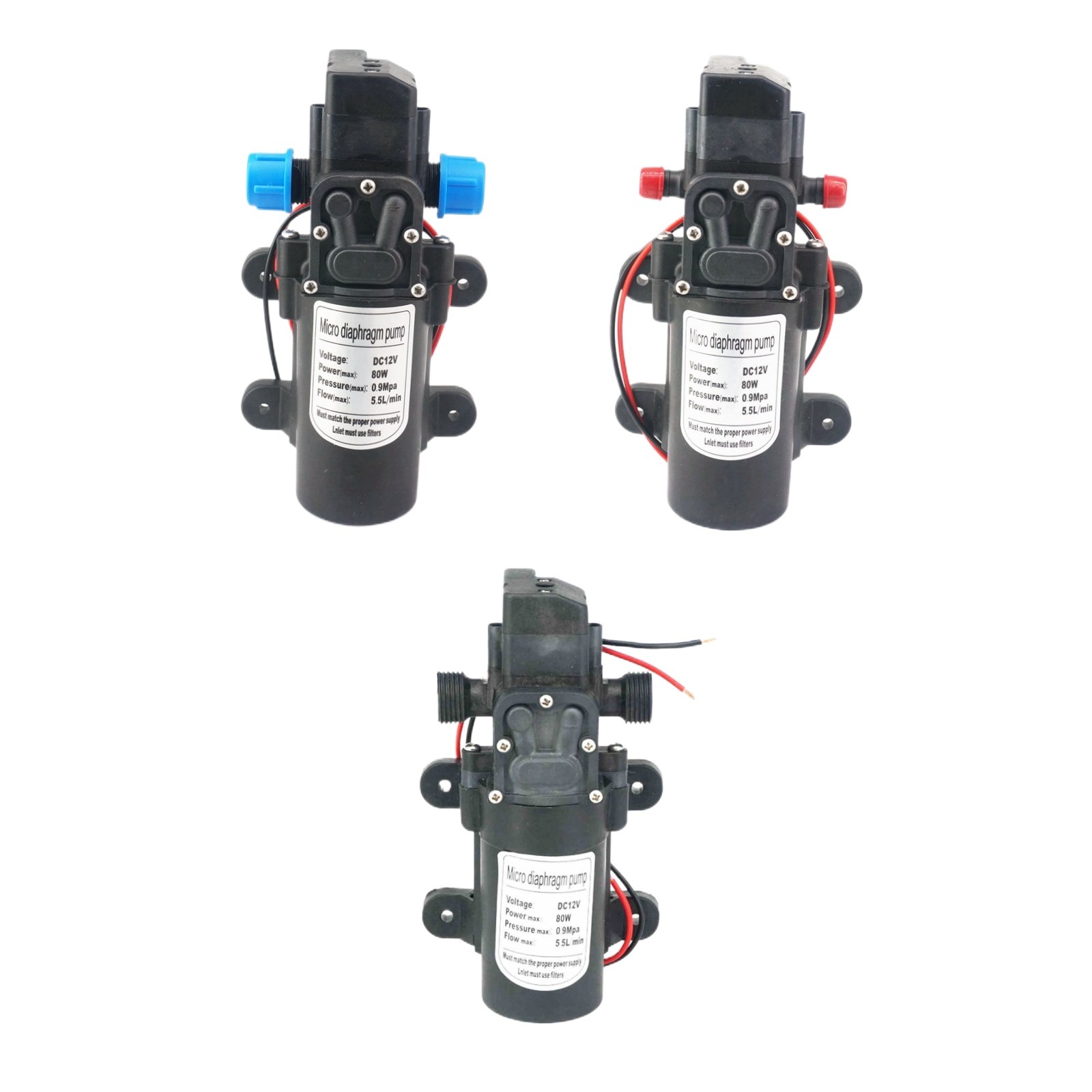 Mini Peristaltic Pump 12V - 12V/24VDC 15W/30W/60W/80W Pompa acqua a membrana