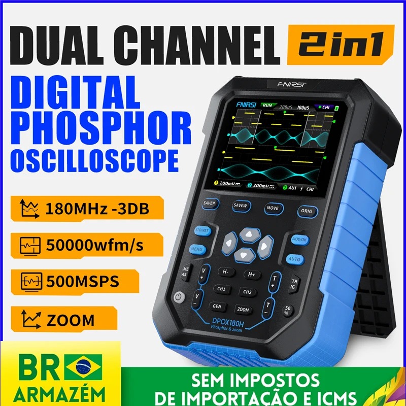 Fnirsi Digital Oscilloscope Handheld - Oscilloscopio Digitale Portatile FNIRSI DPOX180H con