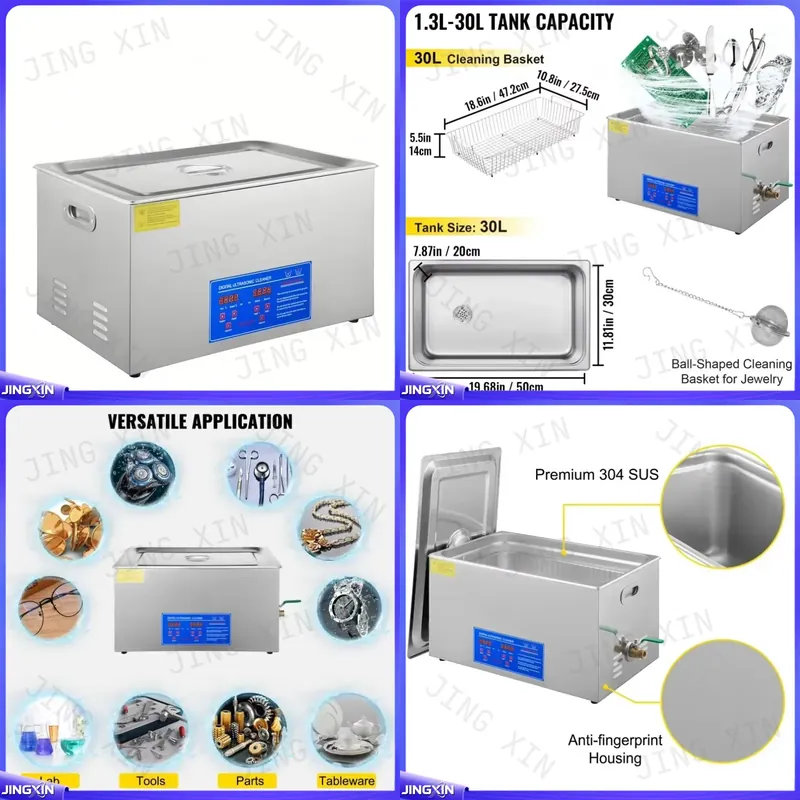 Ultrasonic Cleaner 30L Industrial - Personalizzato per Pulitore a Ultrasuoni Digitale