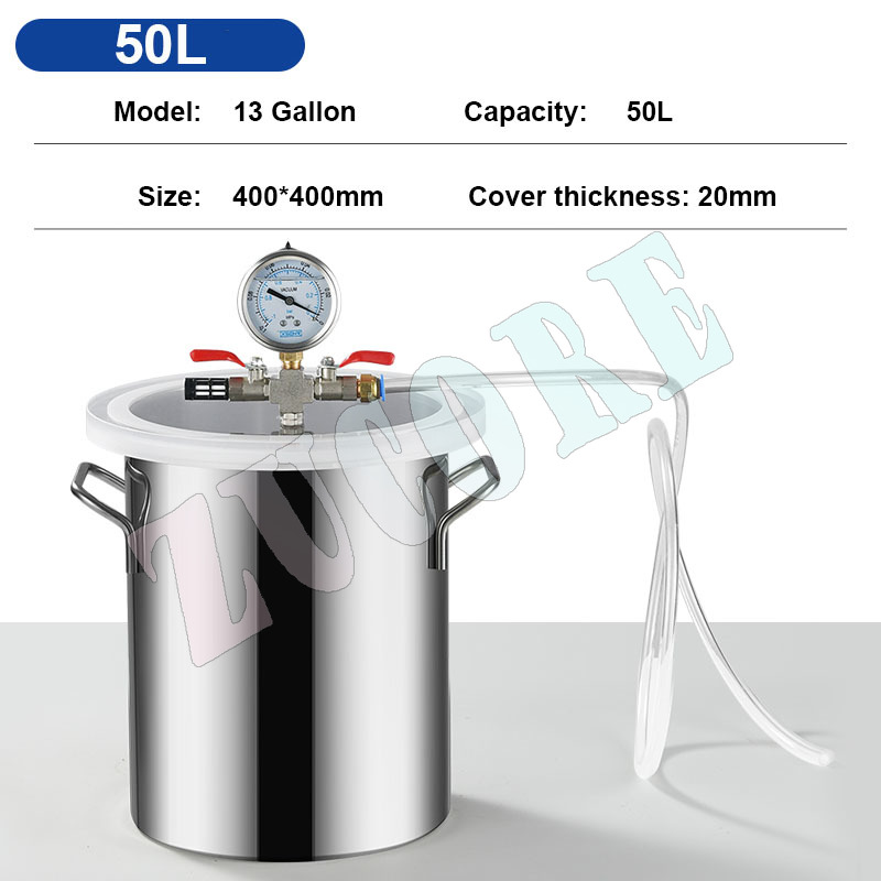 Vacuum Chamber Kit With Pump - Camera per vuoto in acciaio inossidabile