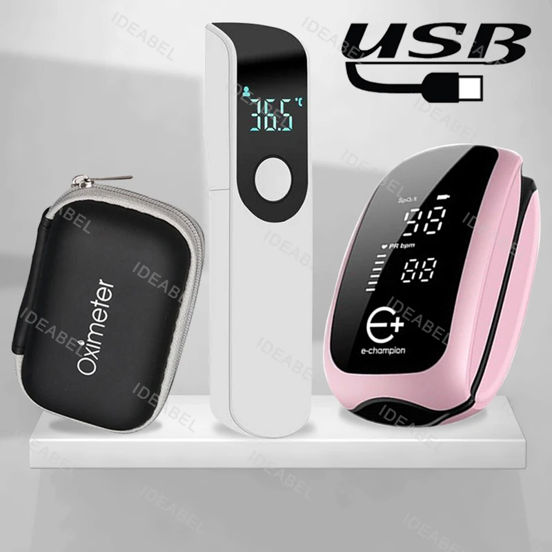 Pulse Oximeter Fingertip Rechargeable - Cinghia per ossimetro medico ricaricabile Cordino
