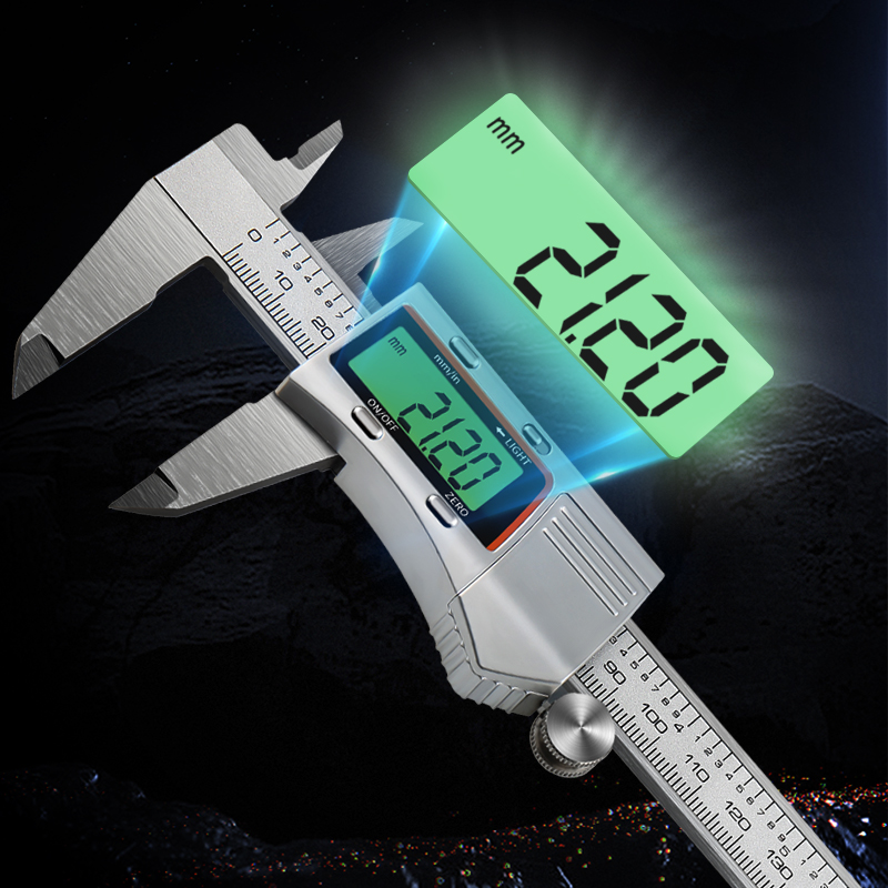 Digital Caliper 150Mm Stainless Steel - Calibro digitale retroilluminato da 150mm pinze