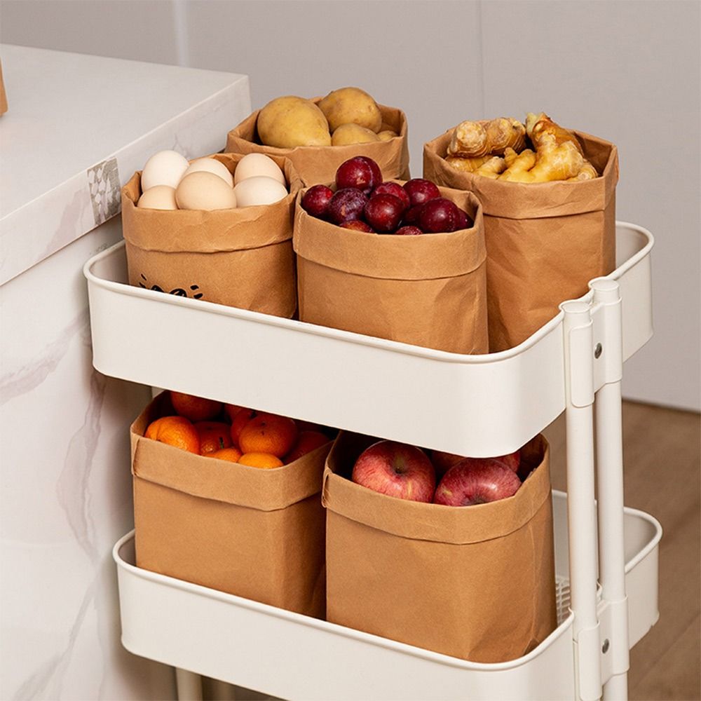 Packaging - Borsa in Carta Kraft Riutilizzabile di