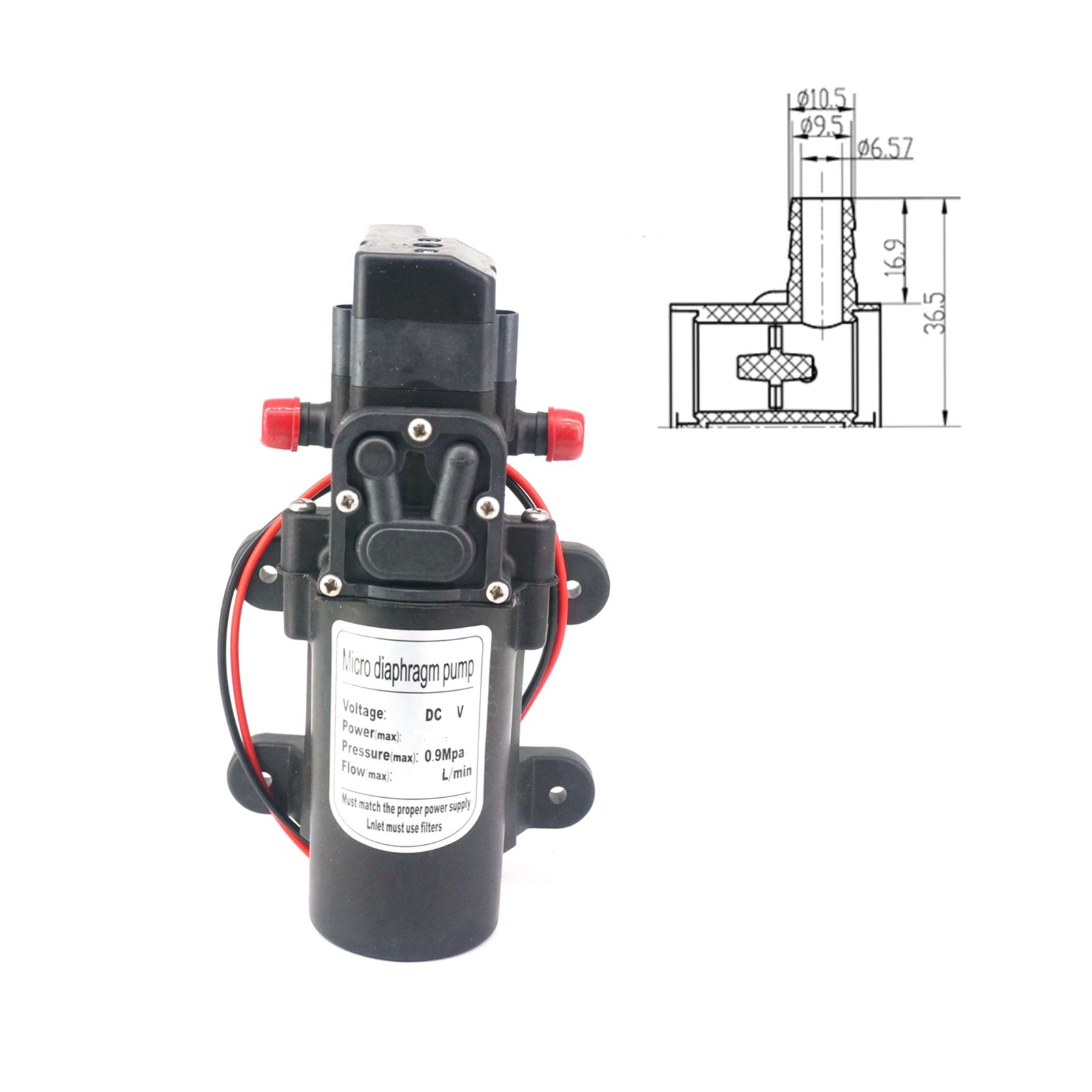 12V/24VDC 15W/30W/60W/80W Pomp - Mini Peristaltic Pump 12V recensione e prezzo