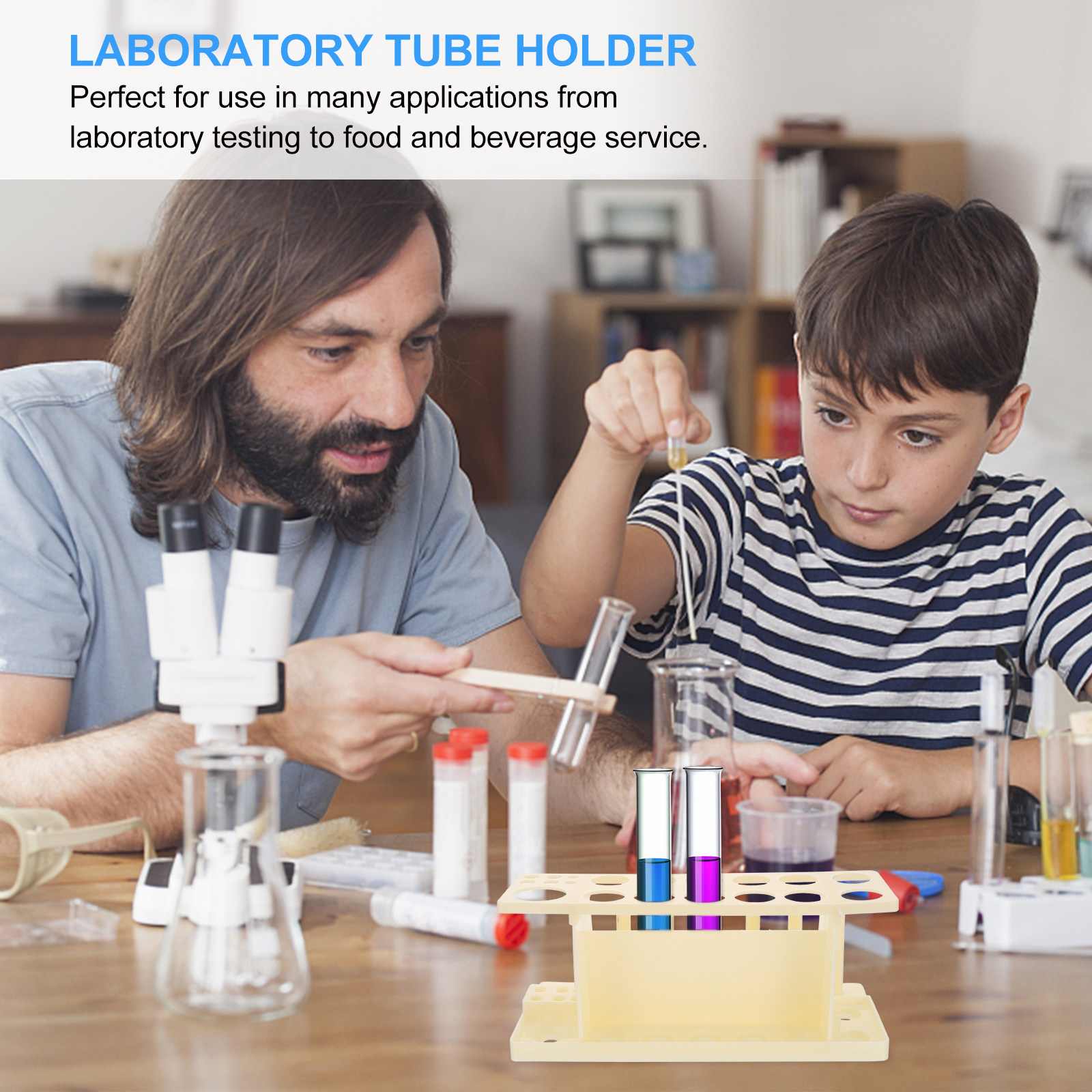 Portaprovette in legno, scaffa - Lab Equipment recensione e prezzo