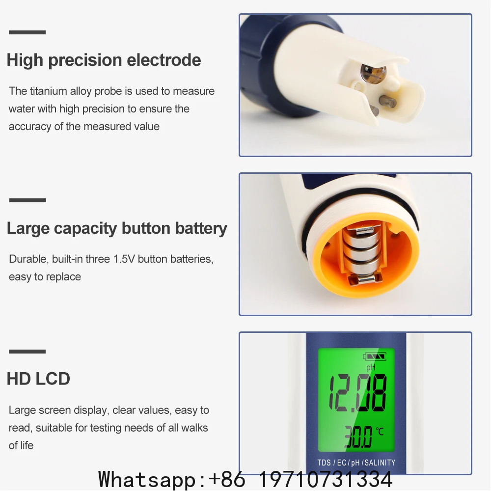 Misuratore di pH digitale 5 in - Ph Meter Digital Water Tester recensione e prezzo