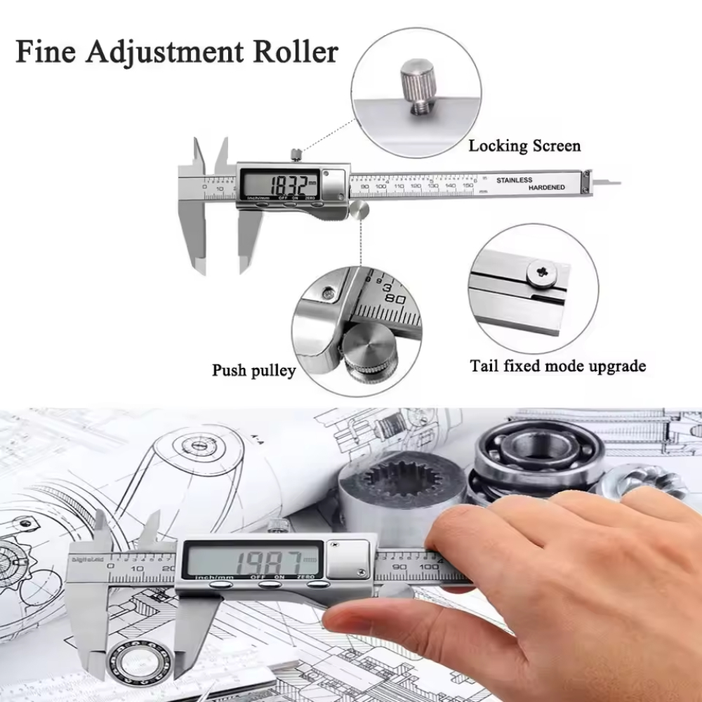 Calibro Elettronico a Corsoio  - Digital Caliper 150Mm Stainless Steel recensione e prezzo